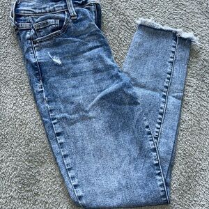 Altar’s State Blue Distressed Women Jeans